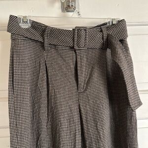 High waisted belted trousers | Banana Republic